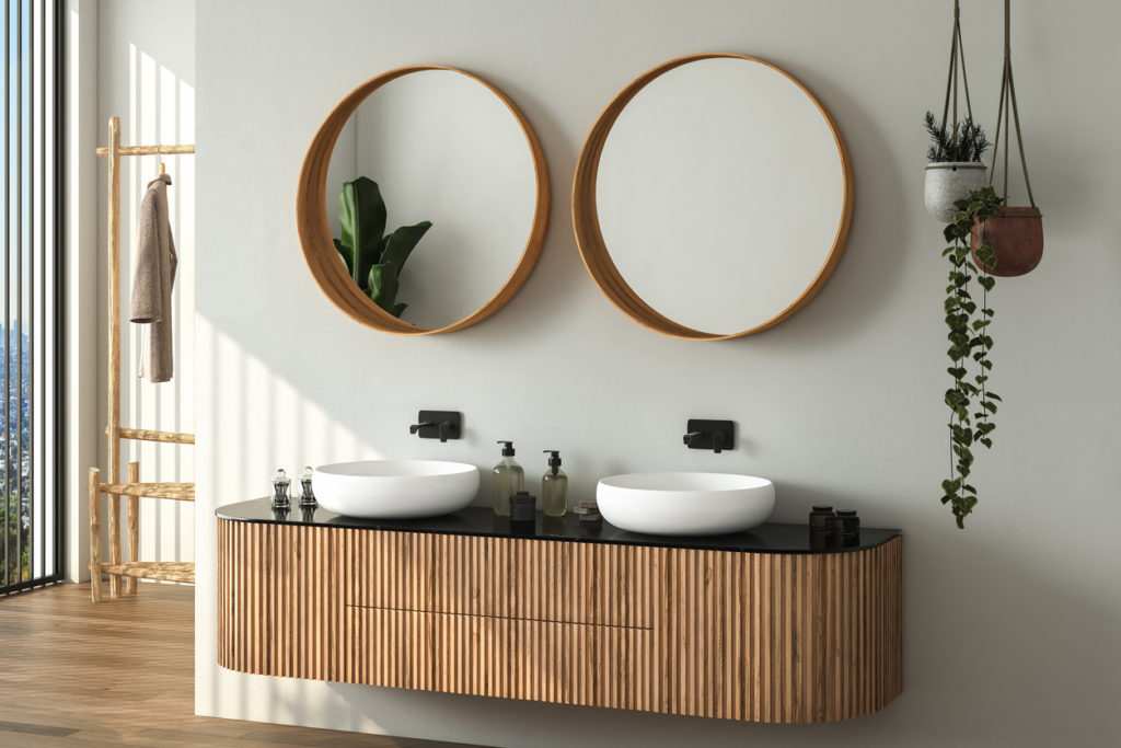 Limitez les éléments décoratifs pour réussir l’aménagement de votre petite salle de bain